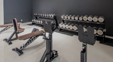 spacious gym